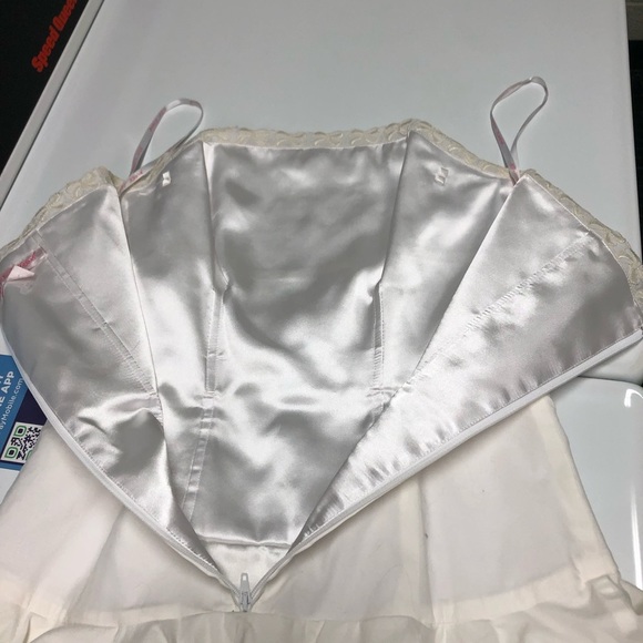 Betsey Johnson Bustier Y2K Cotton Strapless Dress - Picture 9 of 13